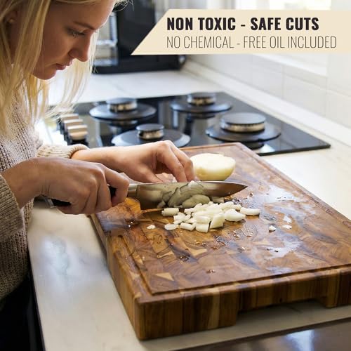 Teak Wood Cutting Board for Kitchen