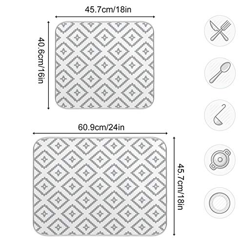 Super Absorbent Dish Drying Mat