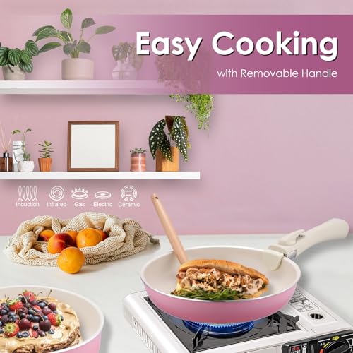 20pcs Ceramic Cookware Set Nonstick
