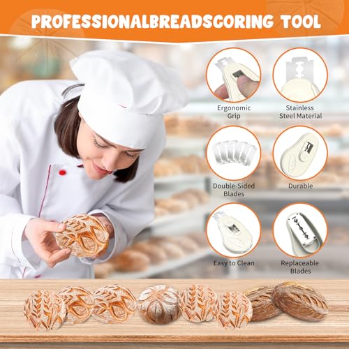 Extractable & Magnetic Bread Lame Dough Scoring Tool (5 Count)