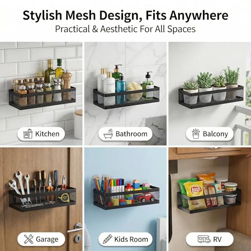 Mesh Shower Caddy Wall Mount (2 Count)