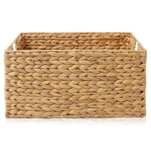 Set of 4 Water Hyacinth Pantry Baskets (4 Count)