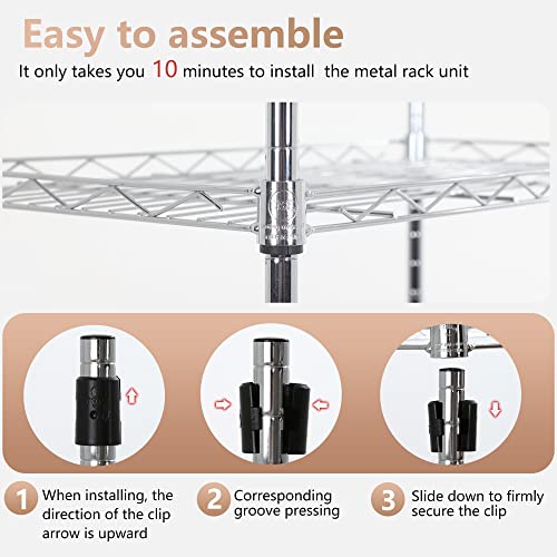 6 Tier Wire Shelf