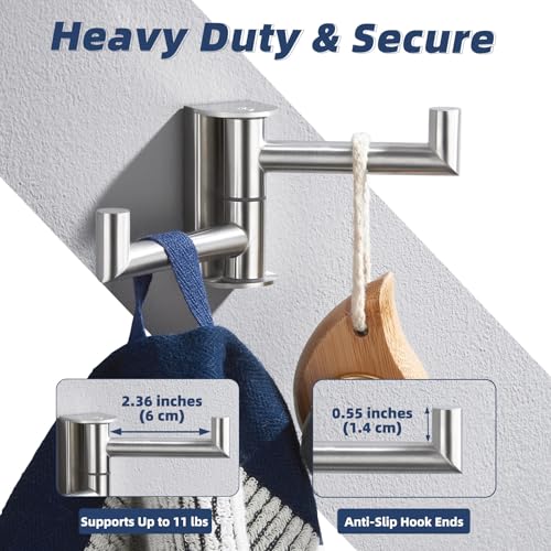 Double Swivel Towel Hook