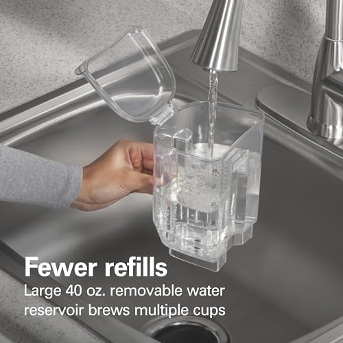 The Scoop Single Serve Coffee Maker & Fast Grounds Brewer for 8