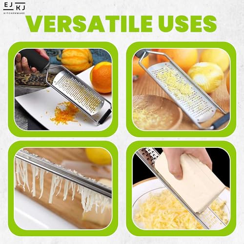 Stainless Steel Ultra Fine Cheese Grater Great for Hard Cheeses