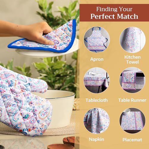 100% Cotton Oven Mitt & Pot Holder Set (2 Count)