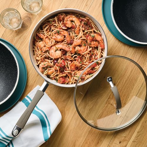 Cucina Ceramic Nonstick Saute Pan with Lid