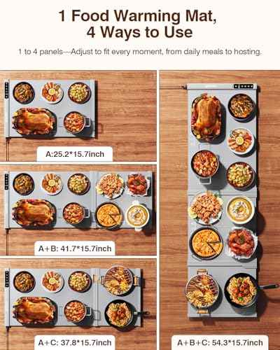 54'' Food Warming Mat with Heat