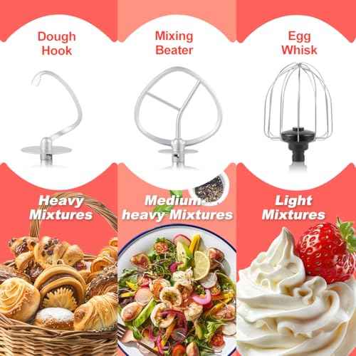 Stand Mixer CUSIMAX Kitchen Mixer with Digital Switch Control