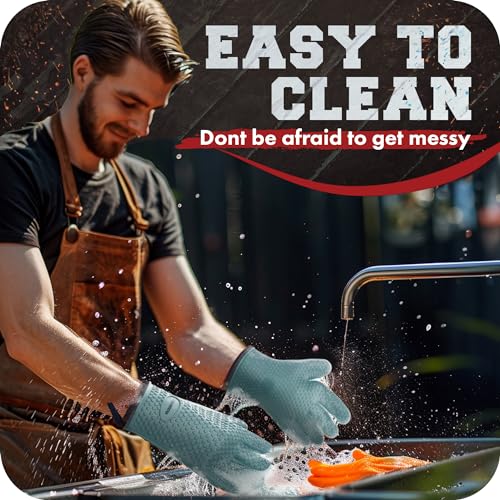 S Silicone Smoker BBQ Gloves