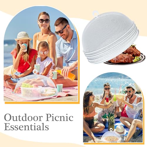 6 Pcs Metal Mesh Food Cover Outdoor Food Tents (6 Count)