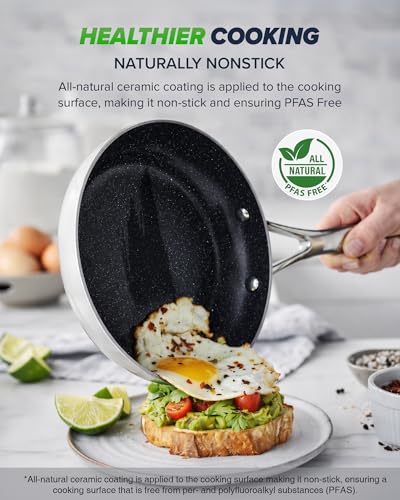 Essential Series 5PC Ceramic Cookware Set PFAS