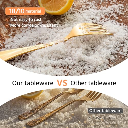 18 10 Stainless Steel Silverware Set for 4 (20 Count)