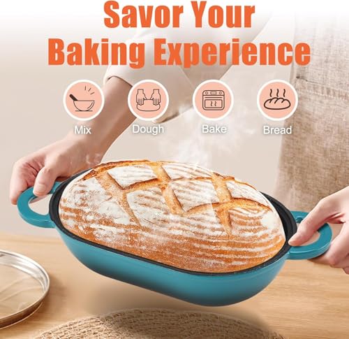 2.5 QT Enameled Cast Iron Sourdough Bread Oven