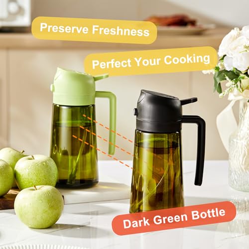 16oz 470ml Olive Oil Dispenser for Kitchen with Stickers
