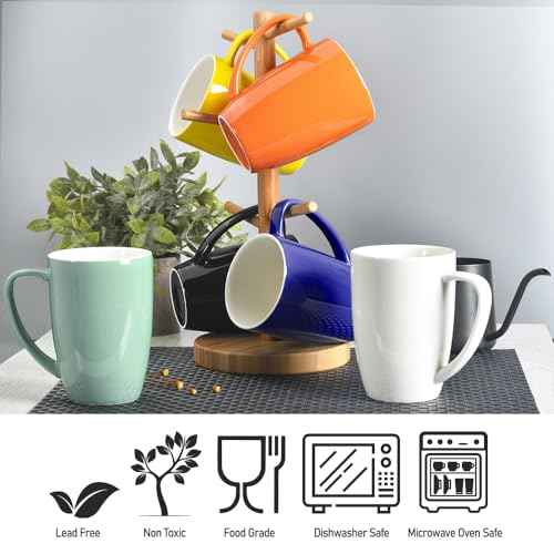 Porcelain Mug Set (6 Count)