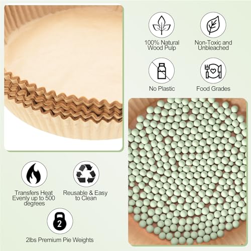 1 Pcs 2 lb Pie Weights Ceramic