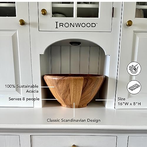 Acacia Wood Salad Bowl