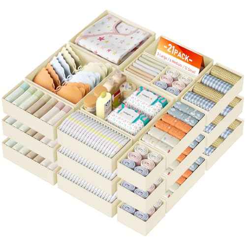 Drawer Organizer Clothes (21 Count)