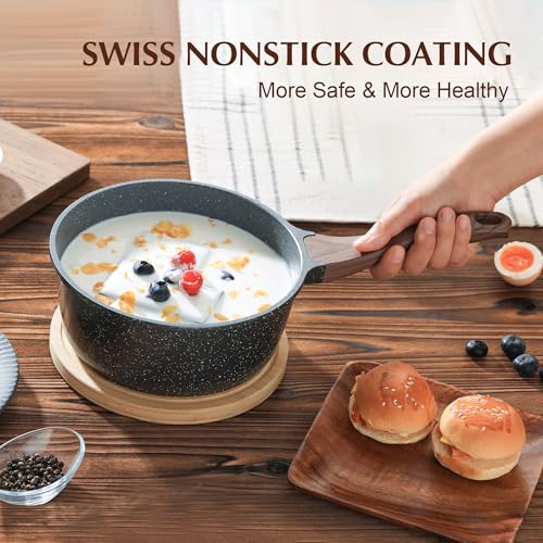 Nonstick Sauce Pan Set with Lid