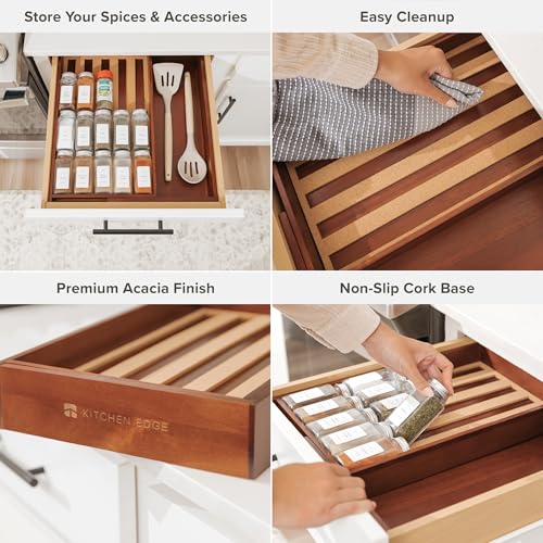 Expandable Spice Drawer Organizer