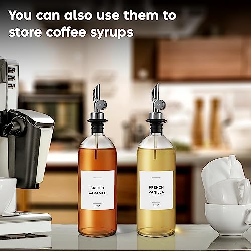 Large Oil Dispenser for Kitchen (2 Count)