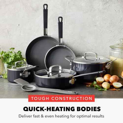 X Bobby Flay 10 Piece Ceramic Nonstick Cookware Set