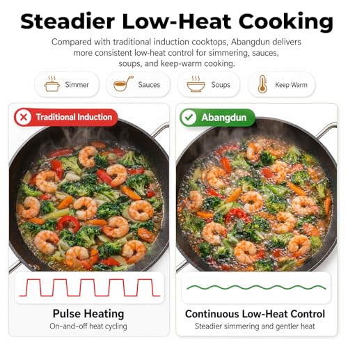 1700W Concave Induction Wok Burner