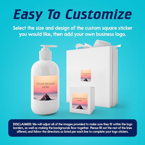 Custom Vinyl Stickers Your Image (100 Count)