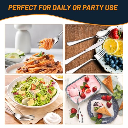 60 Piece Silverware Set for 12 (60 Count)