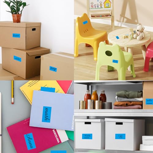 Colored Labels Stickers 3 x 2 Inch