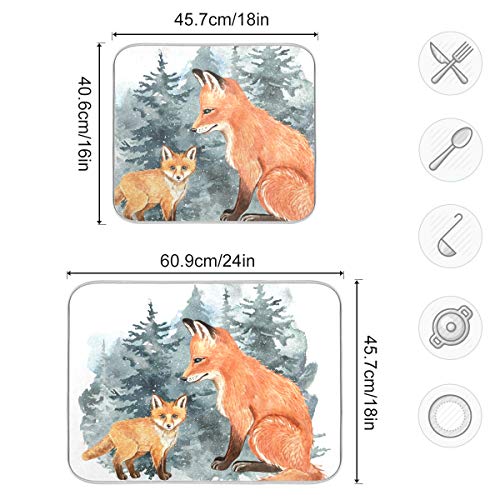 Super Absorbent Dish Drying Mat