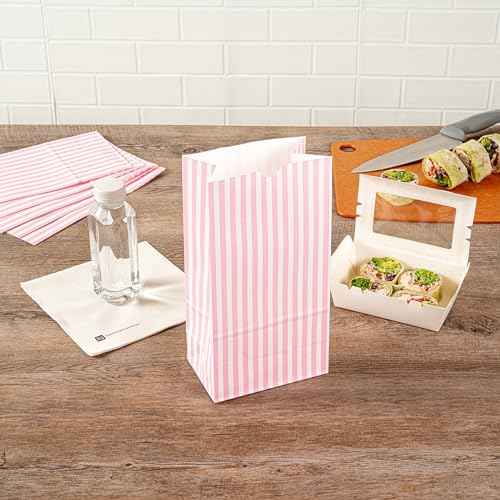 Bakery Bags 100 Pack of 5.9 x 3.54 x 10.63 Inches Grease (100 Count)