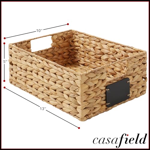 Set of 4 Water Hyacinth Pantry Baskets (4 Count)