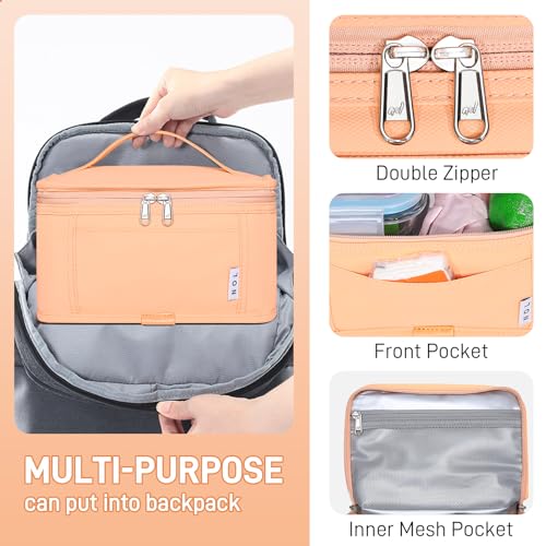 NOL Small Lunch Bag Mini Lunch Box Insulated Lunch Bag for Men