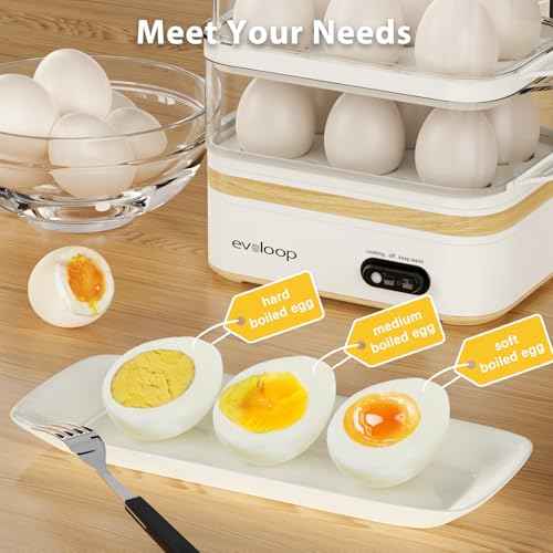 Rapid Egg Cooker Electric 12 Eggs Capacity (12 Count)