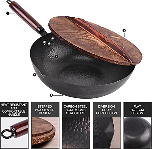 12.8" Carbon Steel Wok