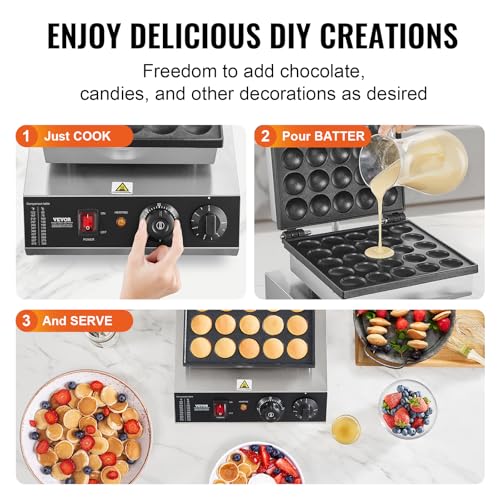Mini Dutch Pancake Maker (25 Count)