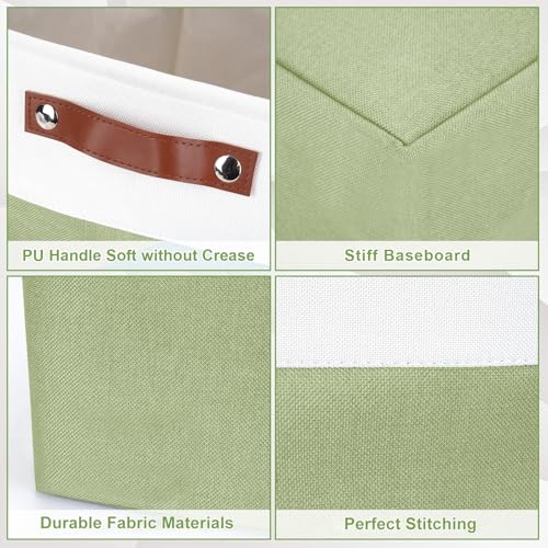 Large Fabric Storage Baskets (3 Count)