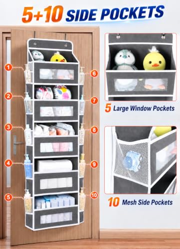 Over The Door Organizer Storage (5 Count)