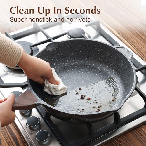 Nonstick Deep Frying Pan Skillet