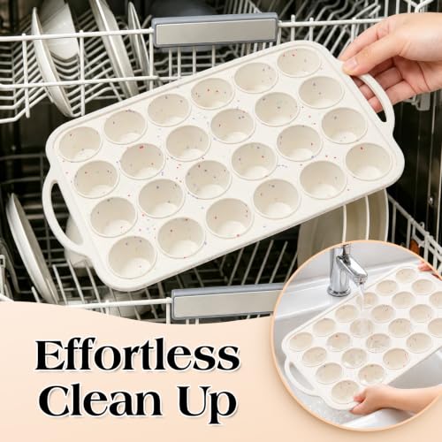 Mini Muffin Pan with Metal Reinforced Frame (2 Count)