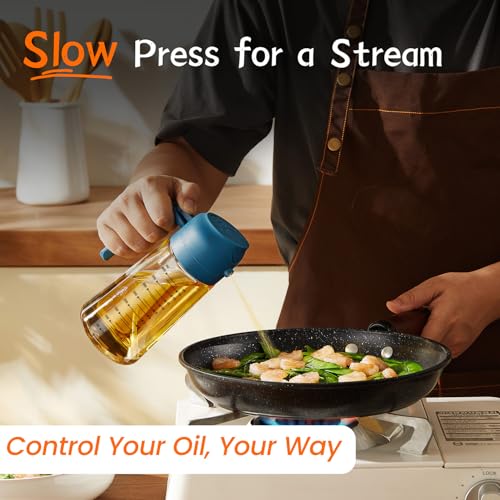 16oz 470ml Glass Olive Oil Sprayer for Cooking