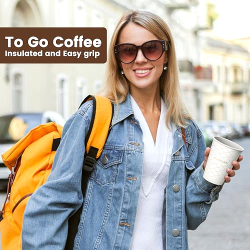 Disposable Paper Coffee Cups 12 oz 300 Count
