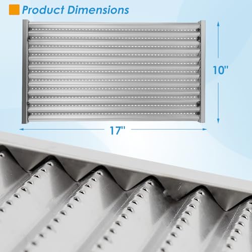 17" Grill Grates and Emitter for Charbroil TRU Infrared 4 (6 Count)