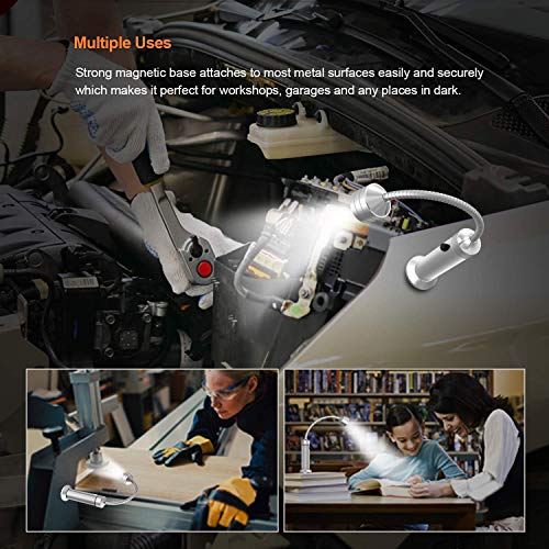 Barbecue Grill Light Magnetic LED Flexible Gooseneck Grilling Accessories (2 Count)