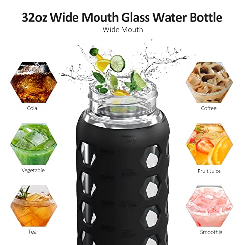 Glass Water Bottle