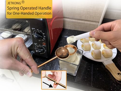 Powdered Sugar Shaker Duster Flour Dispenser Shaker with 18
