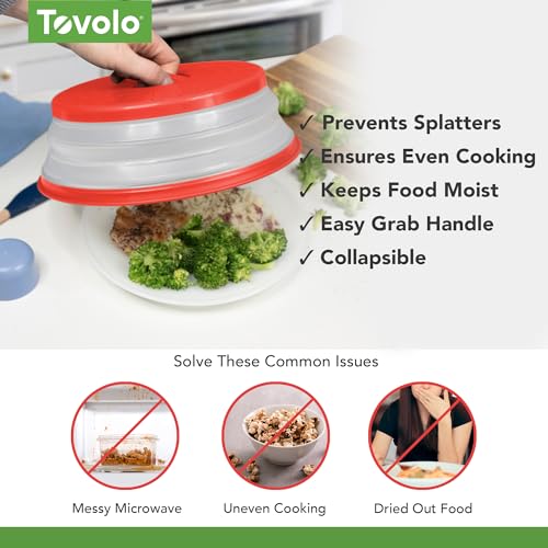 Collapsible Microwave Splatter Cover 10.5 in Medium